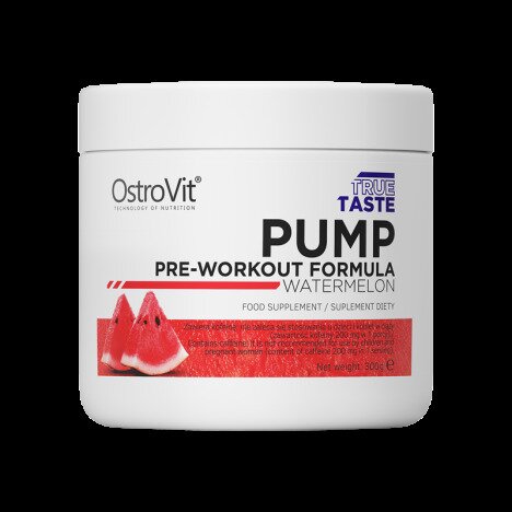 OstroVit PUMP Pre-Workout Formula 300 g NEW FORMULA watermelon (pepene)